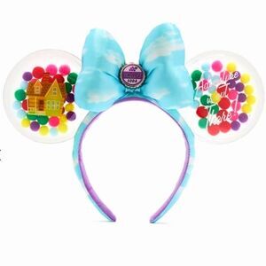 Disney Parks Up Balloons Grape Soda Cap Mickey Ears Headband